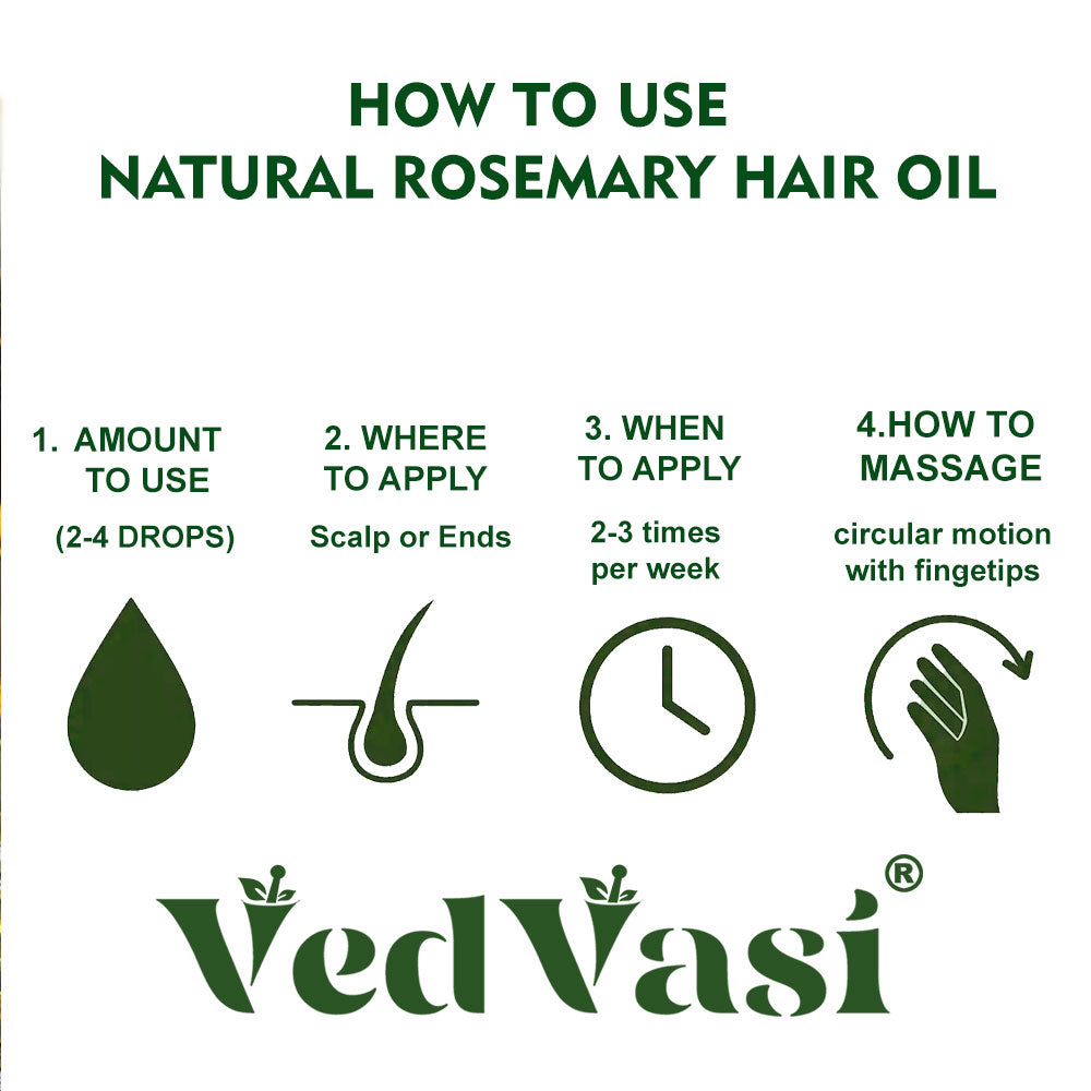 Natural Rosemary Hair Oil | Get Strong & Long Hair